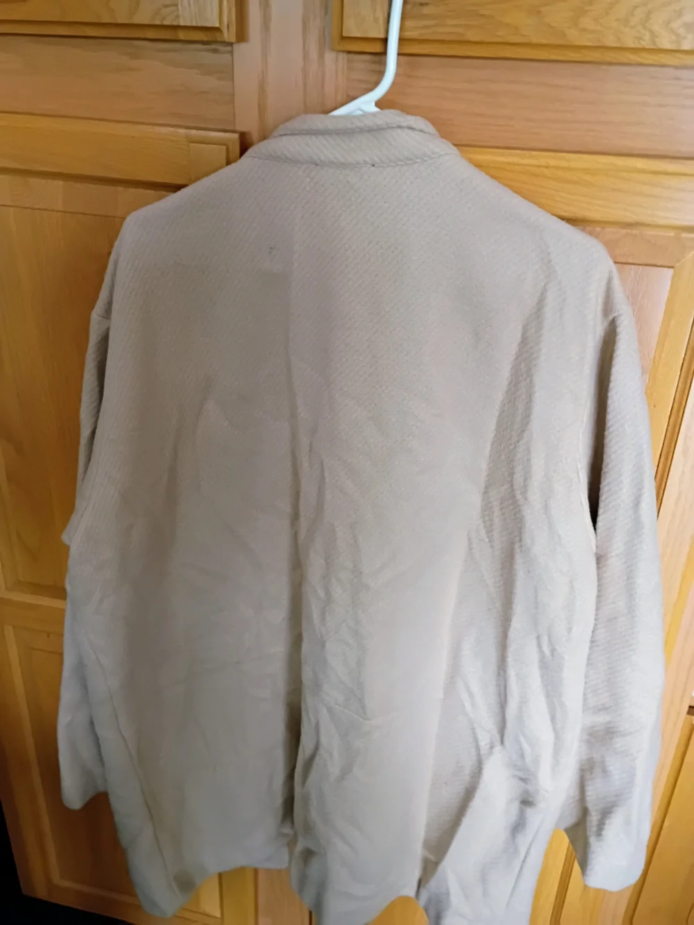 Express Women’s Beige Open-Front Coat - Picture 2 of 3